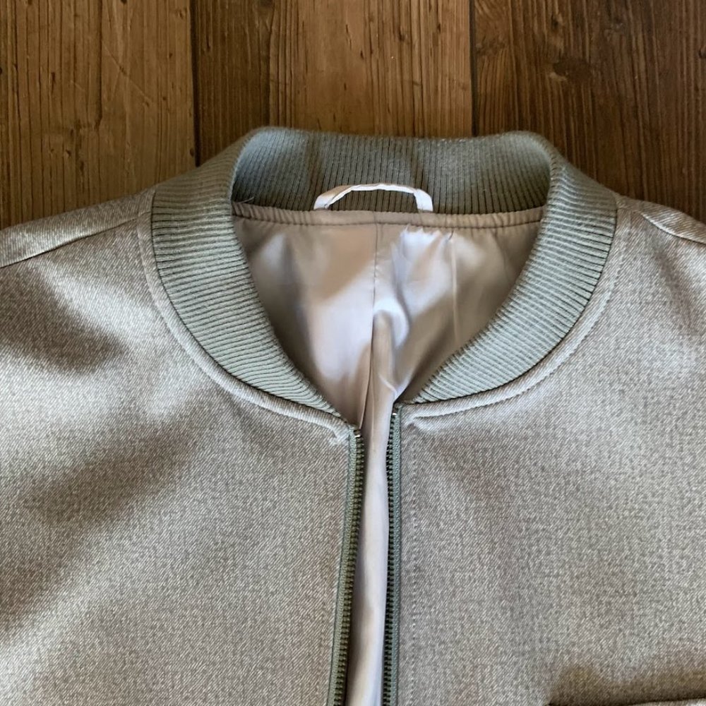 Topman Tan Bomber Jacket - Picture 3 of 7